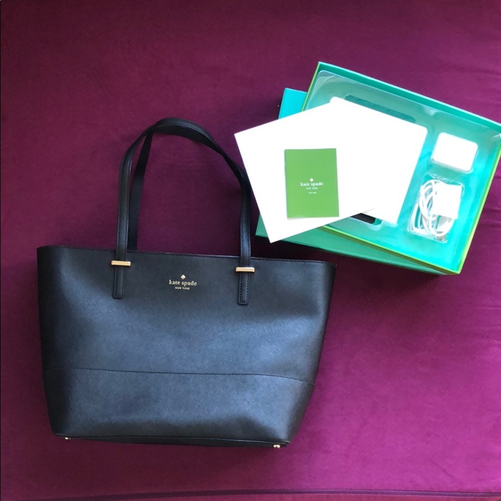 ✨kate spade x everpurse black harmony tote